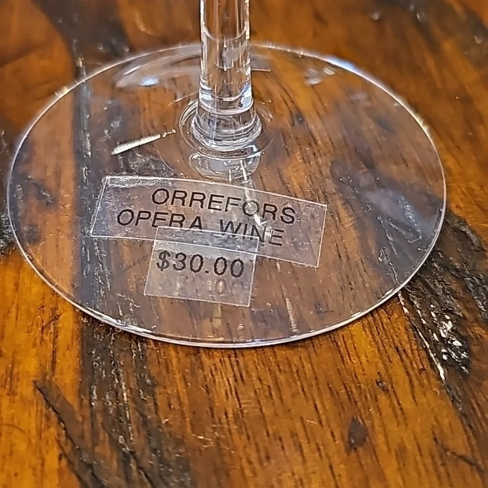Orrefors Opera White Wine Glass - 8.25